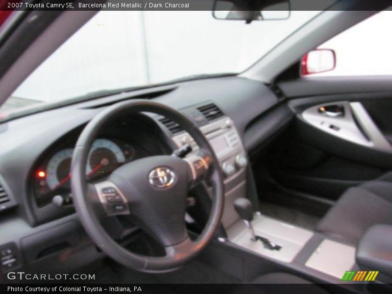Barcelona Red Metallic / Dark Charcoal 2007 Toyota Camry SE