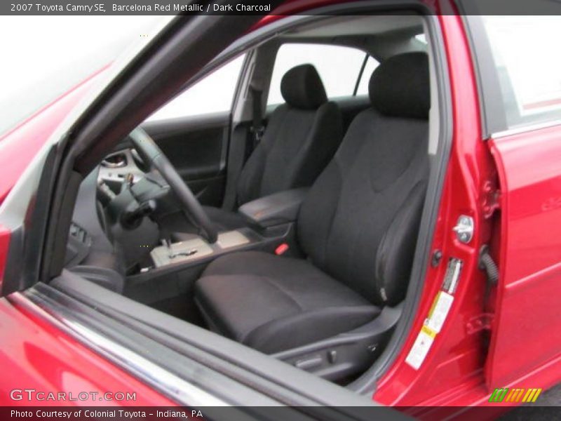 Barcelona Red Metallic / Dark Charcoal 2007 Toyota Camry SE