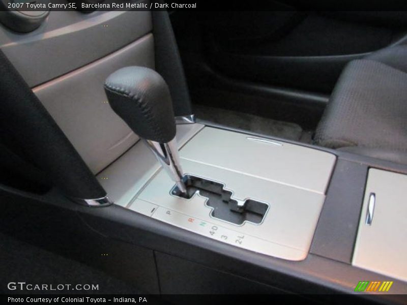 Barcelona Red Metallic / Dark Charcoal 2007 Toyota Camry SE
