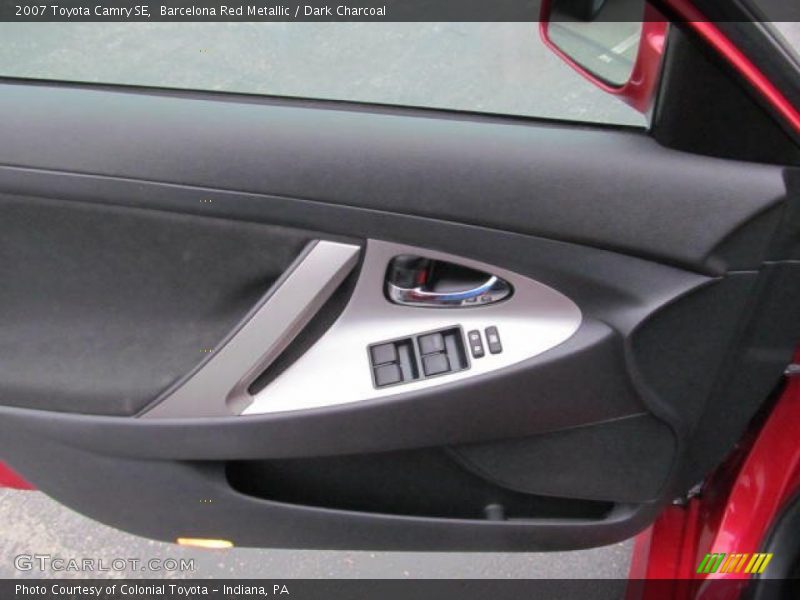 Barcelona Red Metallic / Dark Charcoal 2007 Toyota Camry SE