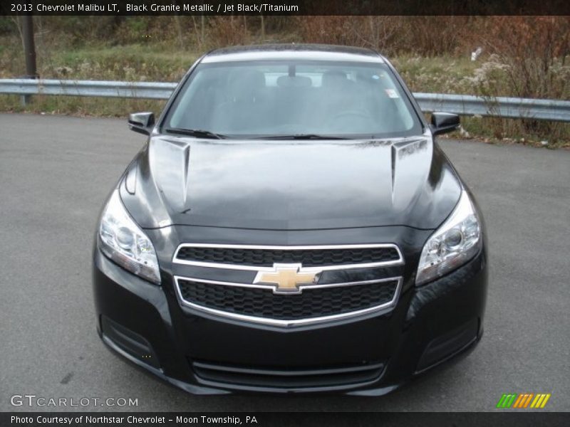 Black Granite Metallic / Jet Black/Titanium 2013 Chevrolet Malibu LT