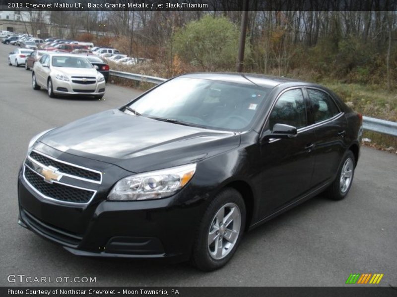 Black Granite Metallic / Jet Black/Titanium 2013 Chevrolet Malibu LT