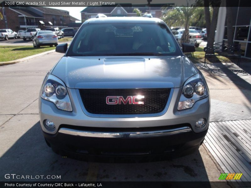 Liquid Silver Metallic / Light Titanium 2008 GMC Acadia SLE
