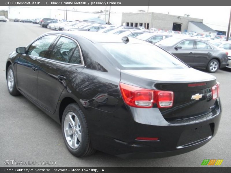 Black Granite Metallic / Jet Black/Titanium 2013 Chevrolet Malibu LT