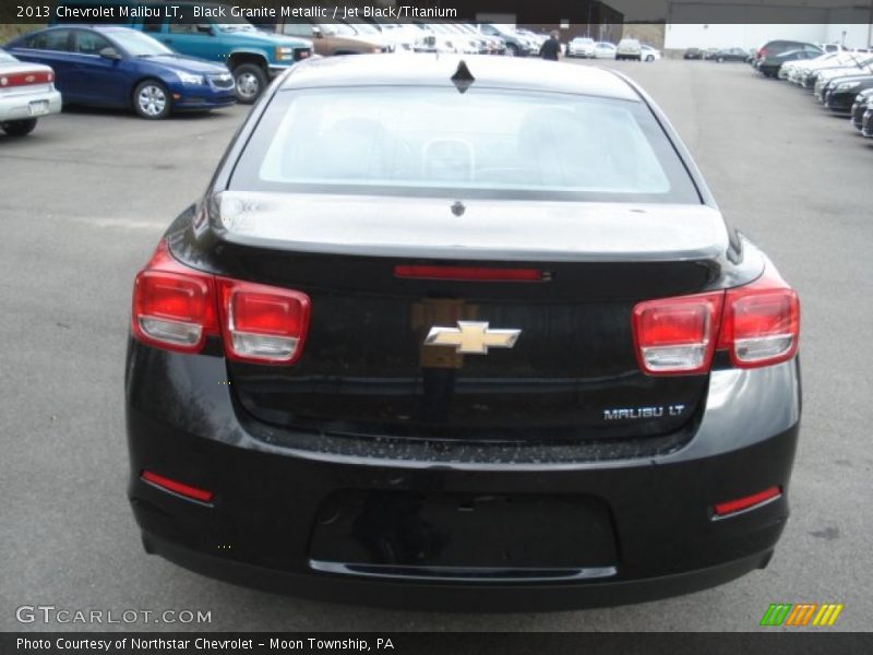 Black Granite Metallic / Jet Black/Titanium 2013 Chevrolet Malibu LT