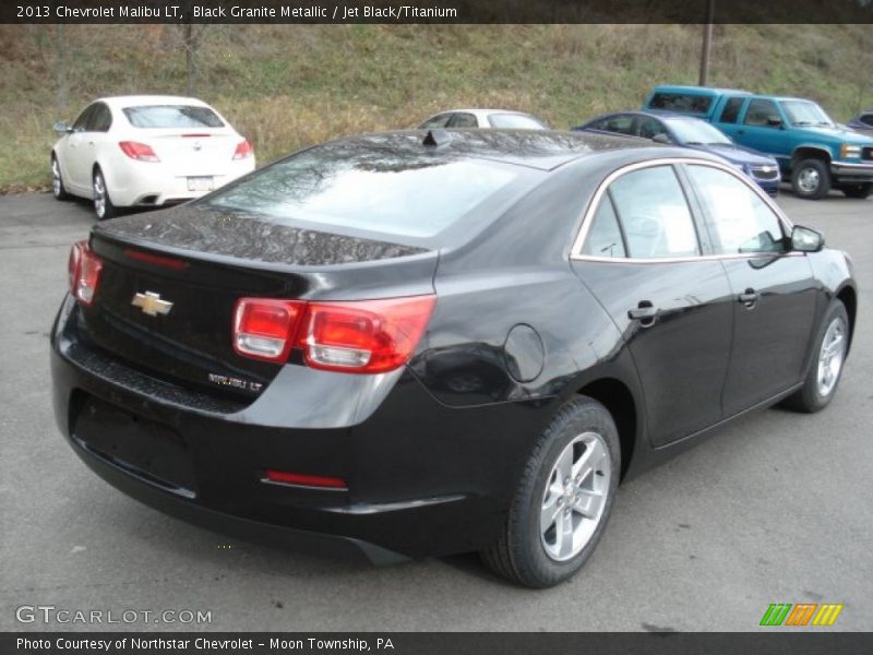 Black Granite Metallic / Jet Black/Titanium 2013 Chevrolet Malibu LT