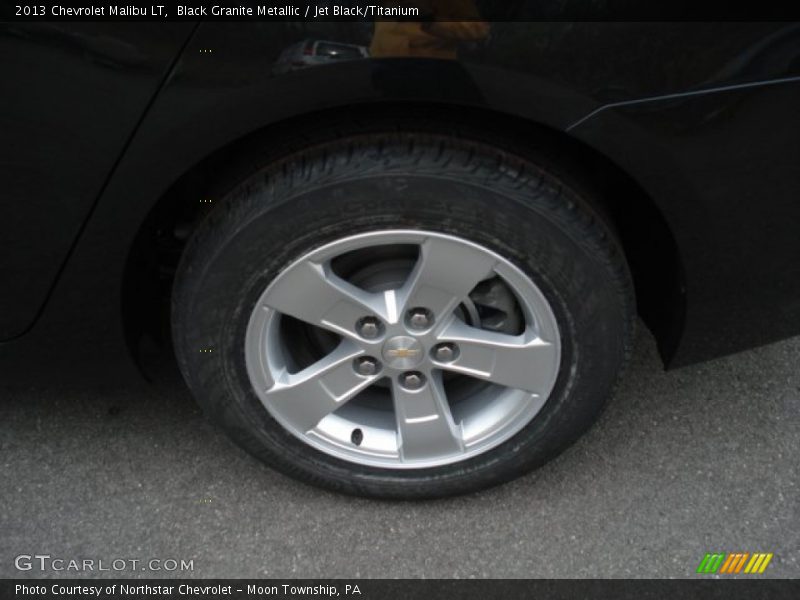 Black Granite Metallic / Jet Black/Titanium 2013 Chevrolet Malibu LT