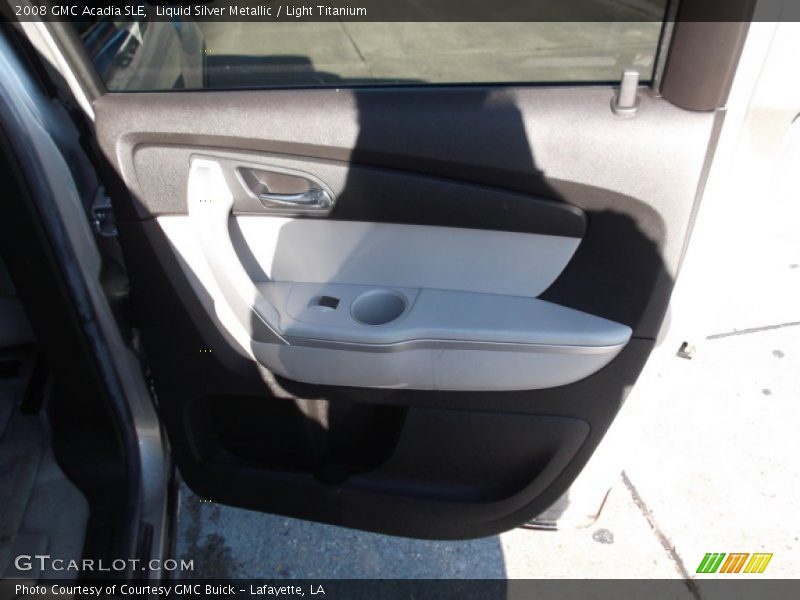 Liquid Silver Metallic / Light Titanium 2008 GMC Acadia SLE