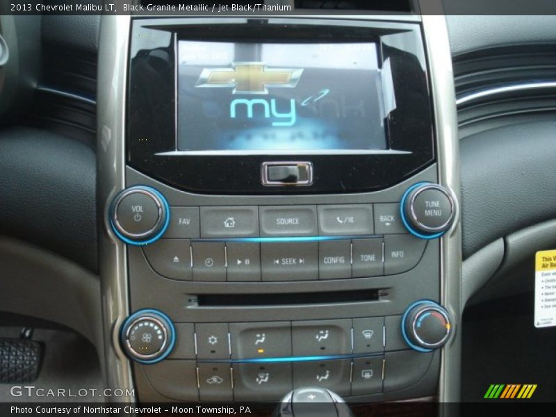 Black Granite Metallic / Jet Black/Titanium 2013 Chevrolet Malibu LT