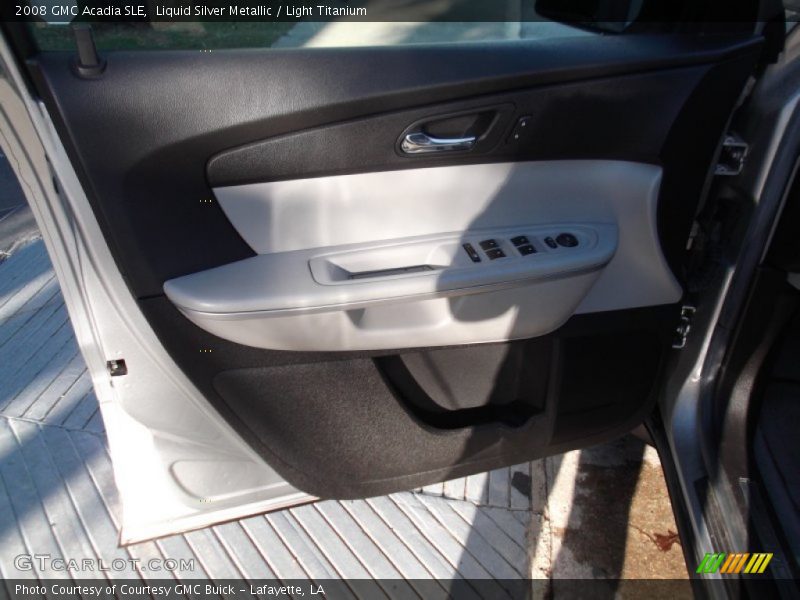 Liquid Silver Metallic / Light Titanium 2008 GMC Acadia SLE