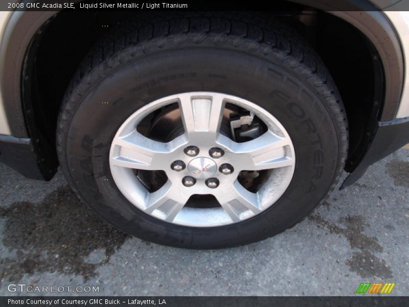Liquid Silver Metallic / Light Titanium 2008 GMC Acadia SLE