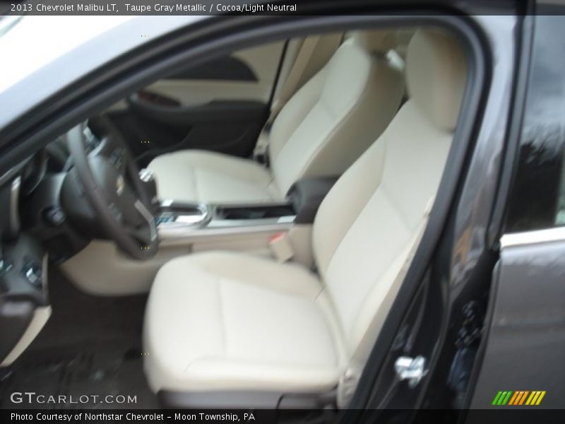 Taupe Gray Metallic / Cocoa/Light Neutral 2013 Chevrolet Malibu LT