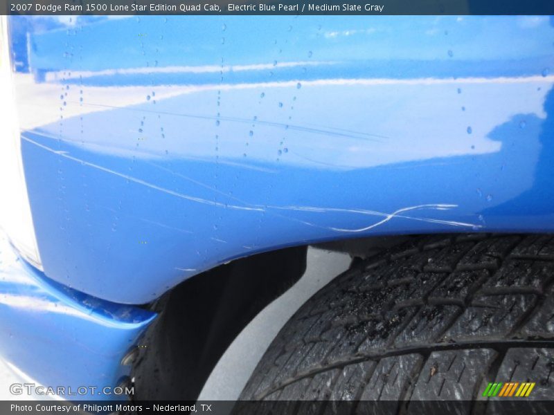Electric Blue Pearl / Medium Slate Gray 2007 Dodge Ram 1500 Lone Star Edition Quad Cab