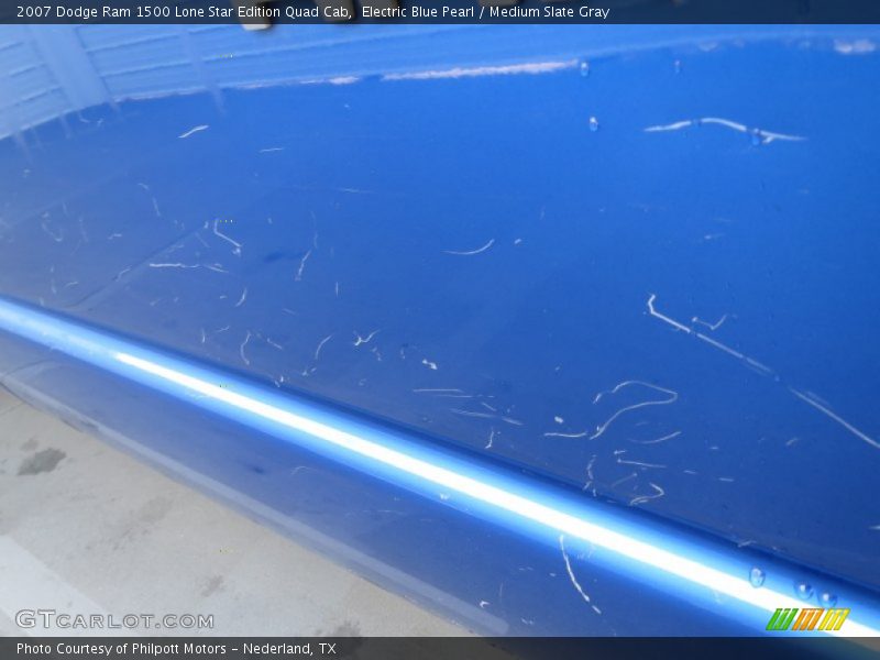 Electric Blue Pearl / Medium Slate Gray 2007 Dodge Ram 1500 Lone Star Edition Quad Cab