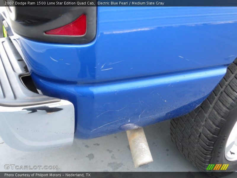 Electric Blue Pearl / Medium Slate Gray 2007 Dodge Ram 1500 Lone Star Edition Quad Cab
