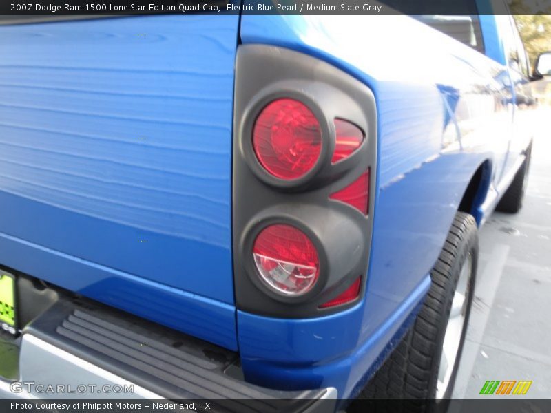 Electric Blue Pearl / Medium Slate Gray 2007 Dodge Ram 1500 Lone Star Edition Quad Cab