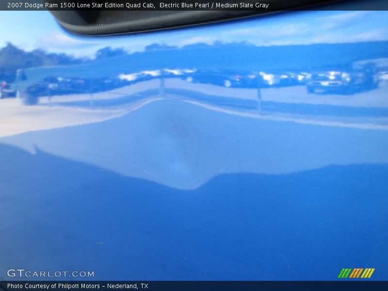Electric Blue Pearl / Medium Slate Gray 2007 Dodge Ram 1500 Lone Star Edition Quad Cab