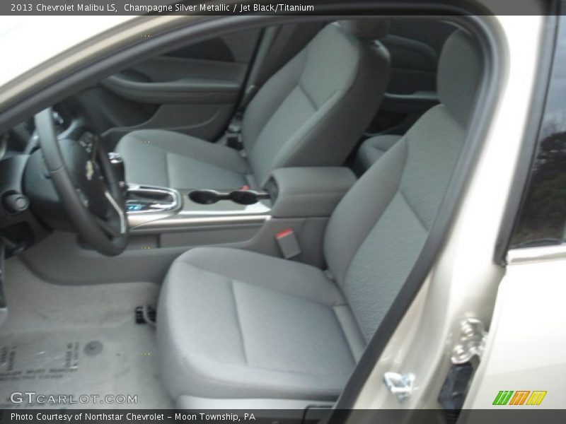 Champagne Silver Metallic / Jet Black/Titanium 2013 Chevrolet Malibu LS