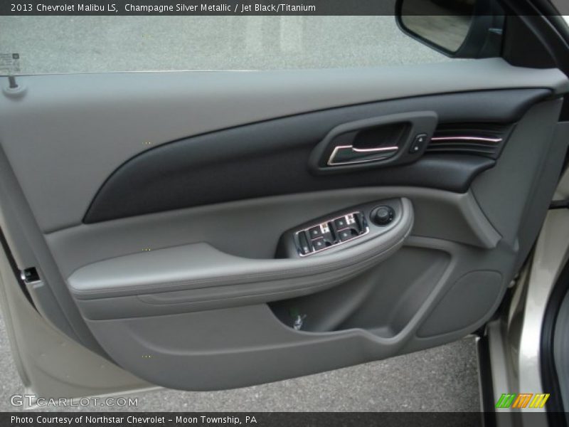 Champagne Silver Metallic / Jet Black/Titanium 2013 Chevrolet Malibu LS