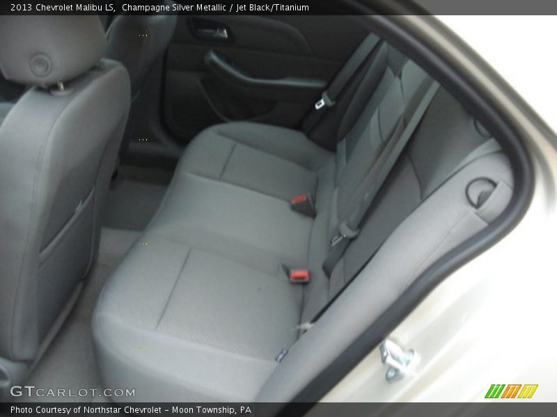 Champagne Silver Metallic / Jet Black/Titanium 2013 Chevrolet Malibu LS