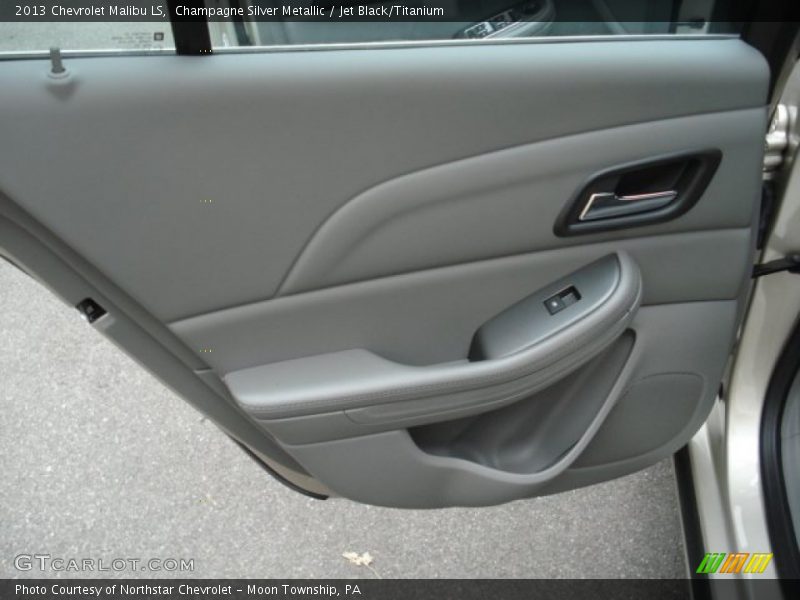 Champagne Silver Metallic / Jet Black/Titanium 2013 Chevrolet Malibu LS