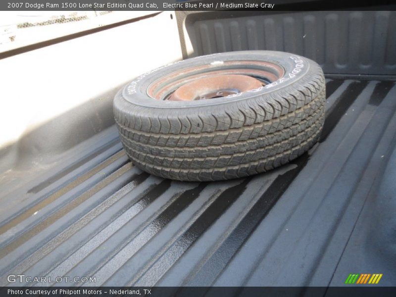 Electric Blue Pearl / Medium Slate Gray 2007 Dodge Ram 1500 Lone Star Edition Quad Cab