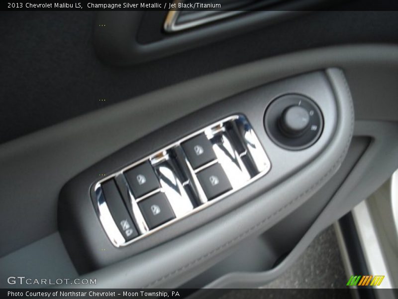 Champagne Silver Metallic / Jet Black/Titanium 2013 Chevrolet Malibu LS