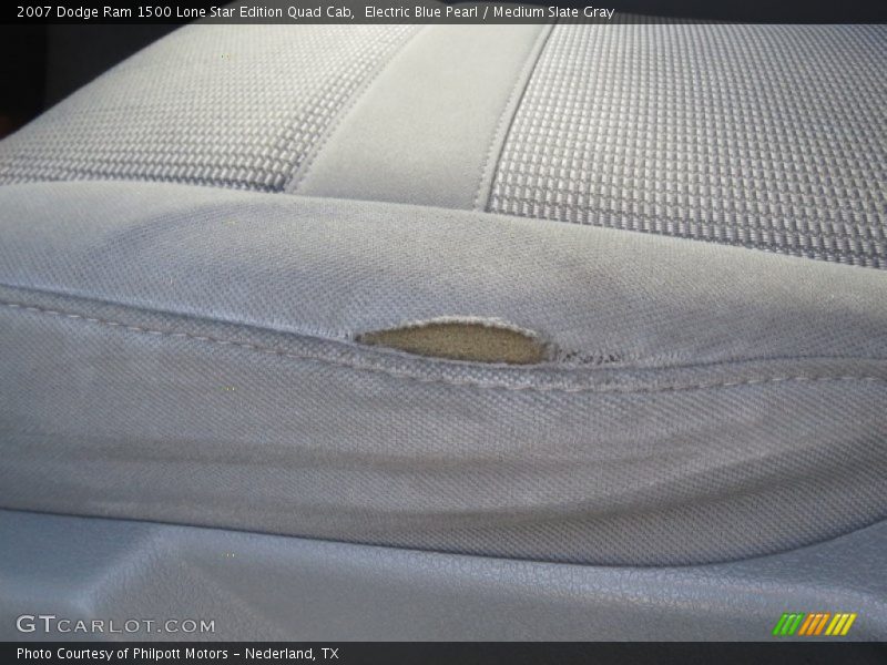 Electric Blue Pearl / Medium Slate Gray 2007 Dodge Ram 1500 Lone Star Edition Quad Cab