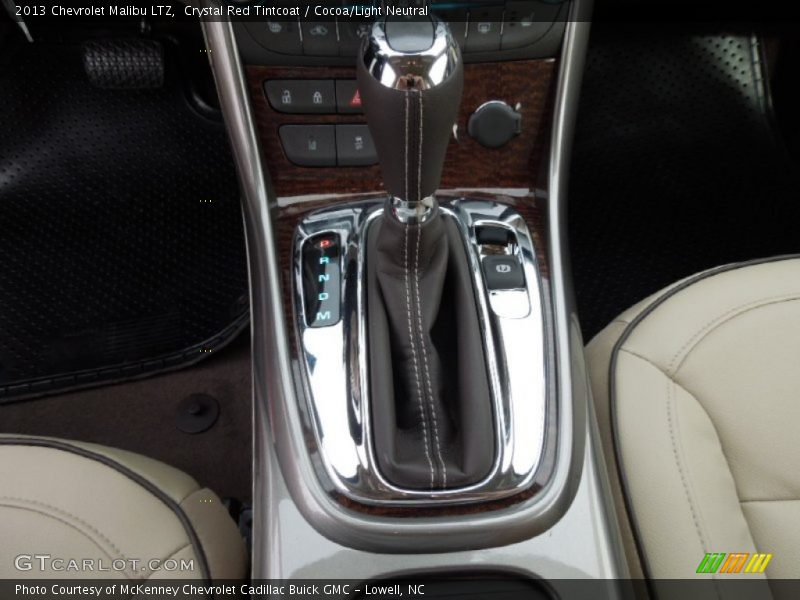 Crystal Red Tintcoat / Cocoa/Light Neutral 2013 Chevrolet Malibu LTZ