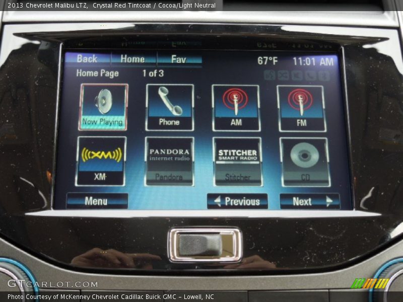 Crystal Red Tintcoat / Cocoa/Light Neutral 2013 Chevrolet Malibu LTZ