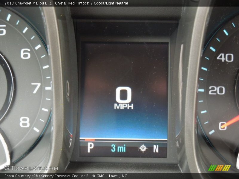 Crystal Red Tintcoat / Cocoa/Light Neutral 2013 Chevrolet Malibu LTZ
