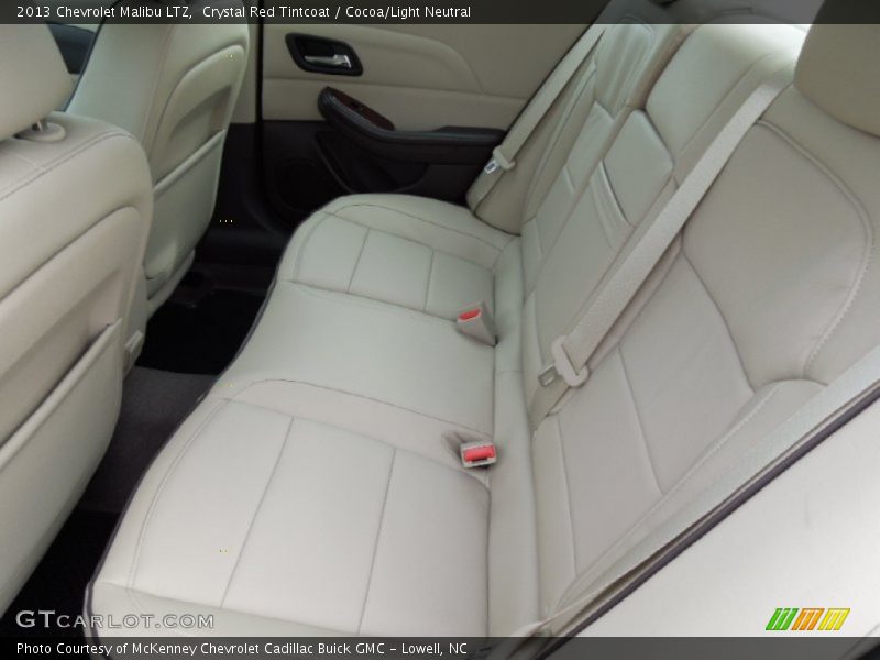 Crystal Red Tintcoat / Cocoa/Light Neutral 2013 Chevrolet Malibu LTZ