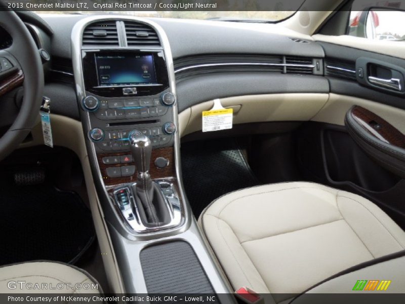 Crystal Red Tintcoat / Cocoa/Light Neutral 2013 Chevrolet Malibu LTZ