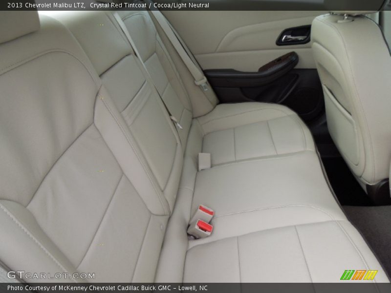 Crystal Red Tintcoat / Cocoa/Light Neutral 2013 Chevrolet Malibu LTZ