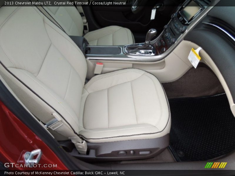 Crystal Red Tintcoat / Cocoa/Light Neutral 2013 Chevrolet Malibu LTZ