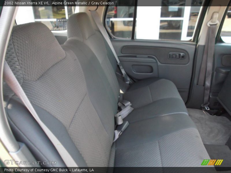 Alpine Green Metallic / Gray Celadon 2002 Nissan Xterra XE V6