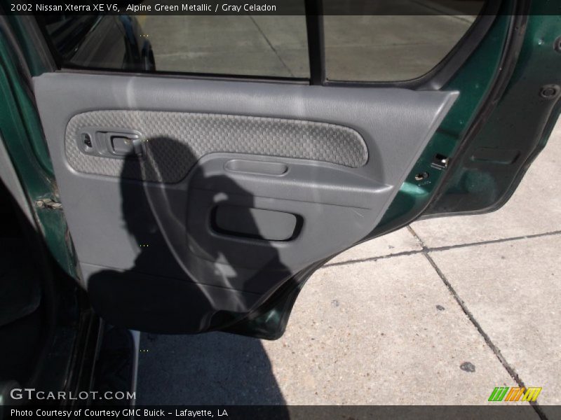 Alpine Green Metallic / Gray Celadon 2002 Nissan Xterra XE V6