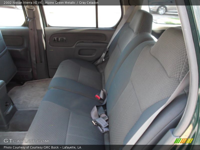 Alpine Green Metallic / Gray Celadon 2002 Nissan Xterra XE V6