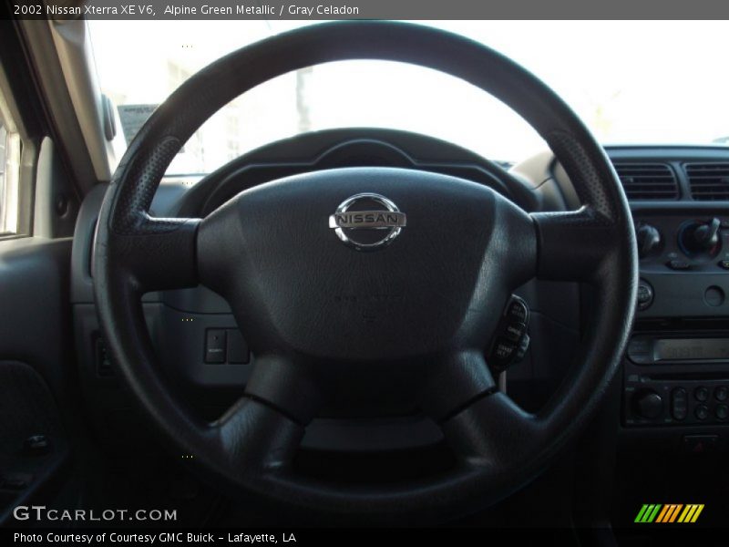 Alpine Green Metallic / Gray Celadon 2002 Nissan Xterra XE V6