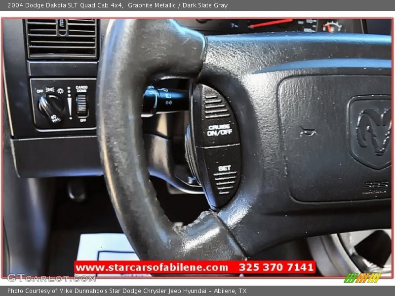 Graphite Metallic / Dark Slate Gray 2004 Dodge Dakota SLT Quad Cab 4x4