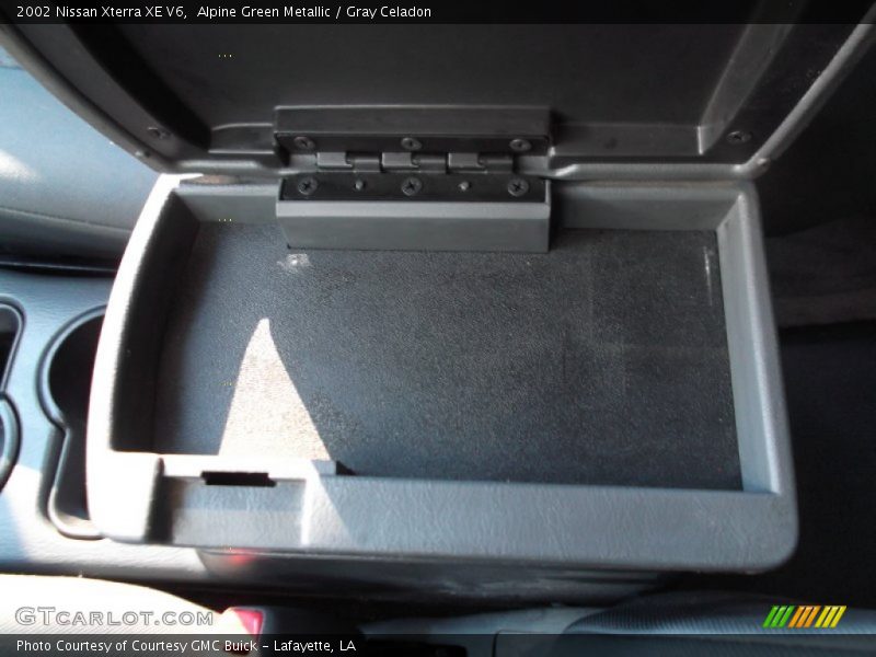 Alpine Green Metallic / Gray Celadon 2002 Nissan Xterra XE V6
