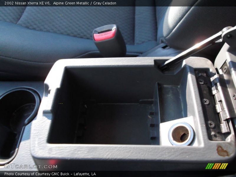Alpine Green Metallic / Gray Celadon 2002 Nissan Xterra XE V6