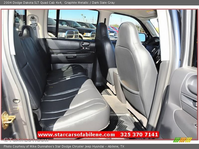 Graphite Metallic / Dark Slate Gray 2004 Dodge Dakota SLT Quad Cab 4x4