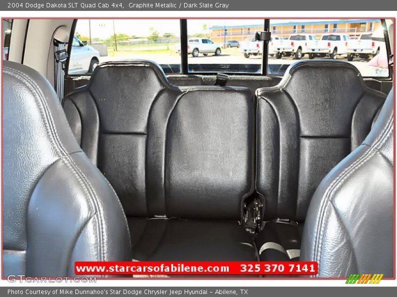 Graphite Metallic / Dark Slate Gray 2004 Dodge Dakota SLT Quad Cab 4x4