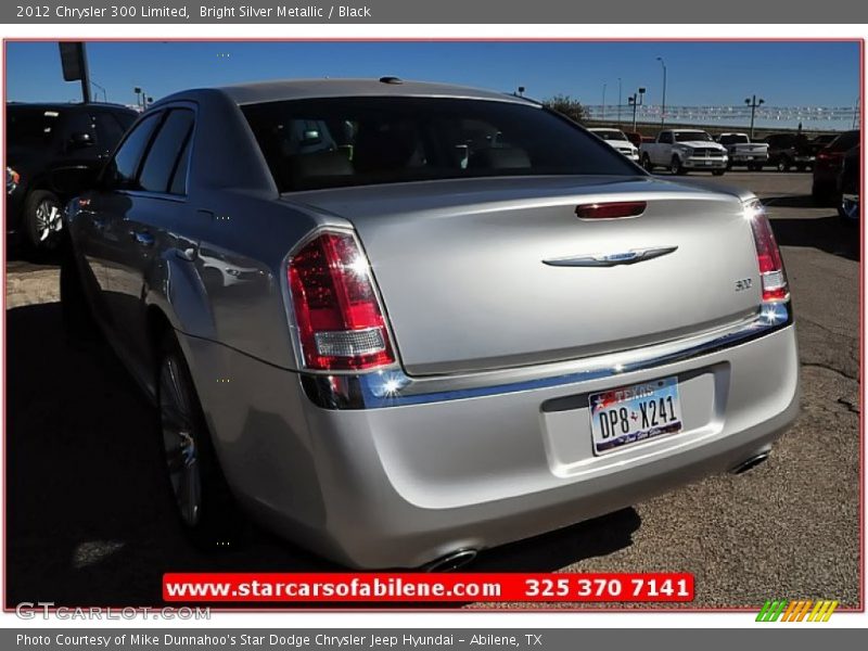 Bright Silver Metallic / Black 2012 Chrysler 300 Limited