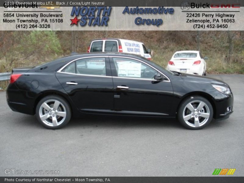 Black / Cocoa/Light Neutral 2013 Chevrolet Malibu LTZ