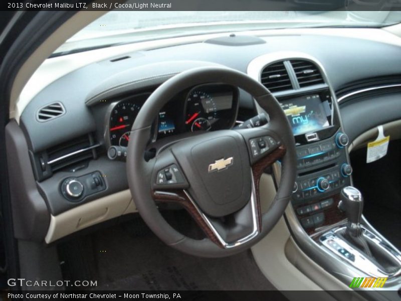 Black / Cocoa/Light Neutral 2013 Chevrolet Malibu LTZ