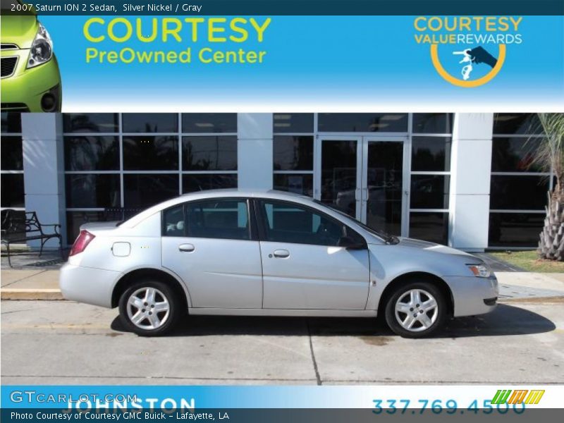 Silver Nickel / Gray 2007 Saturn ION 2 Sedan