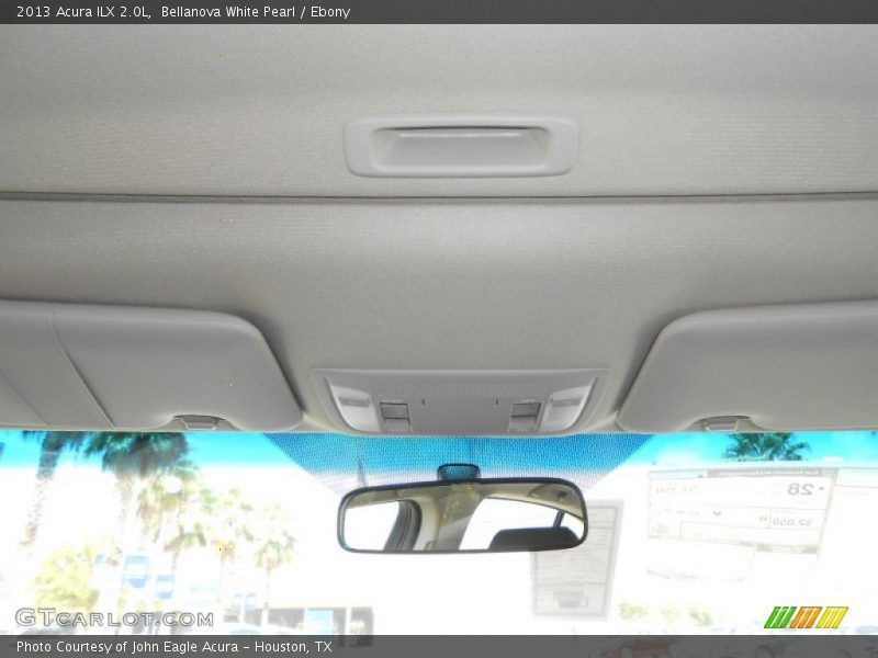 Bellanova White Pearl / Ebony 2013 Acura ILX 2.0L