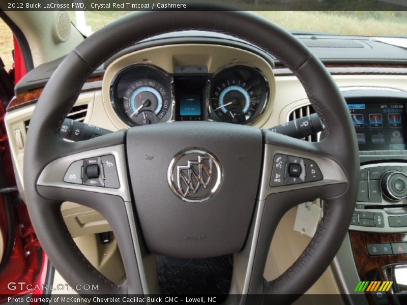 Crystal Red Tintcoat / Cashmere 2012 Buick LaCrosse FWD
